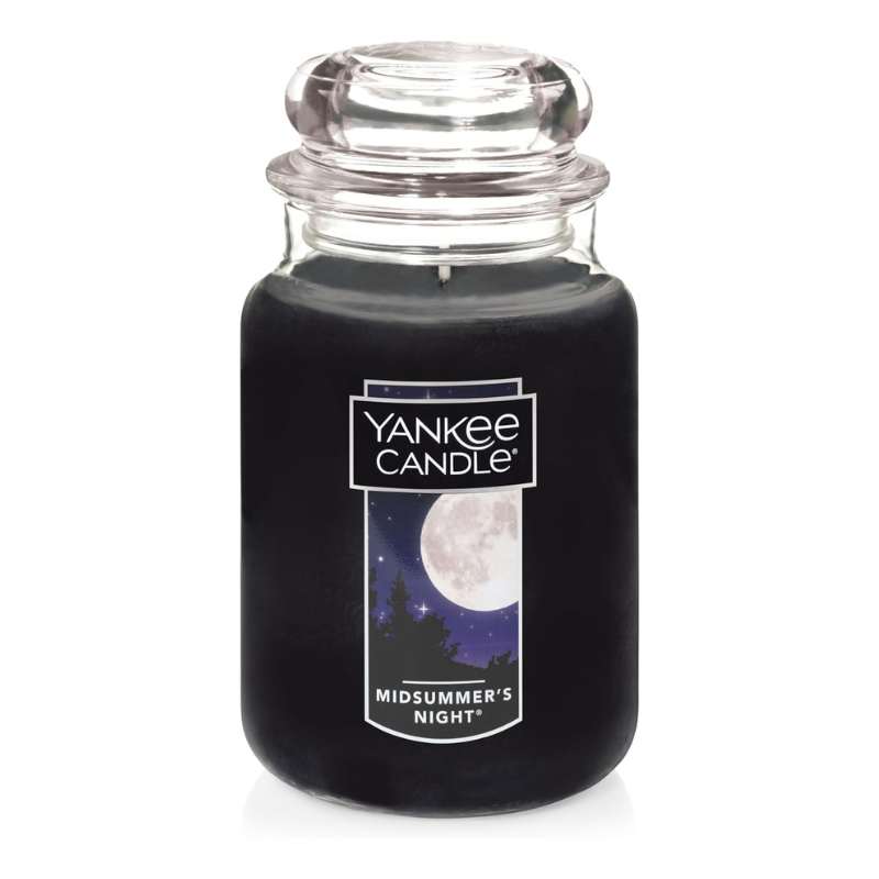 Yankee Candle MidSummer's Night Scented, Classic Large Single Wick Jar Candle,