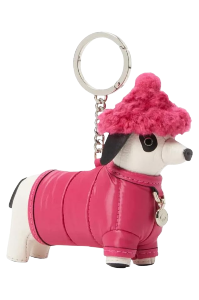 Kate Spade Claude Festive Dachshund Key Chain